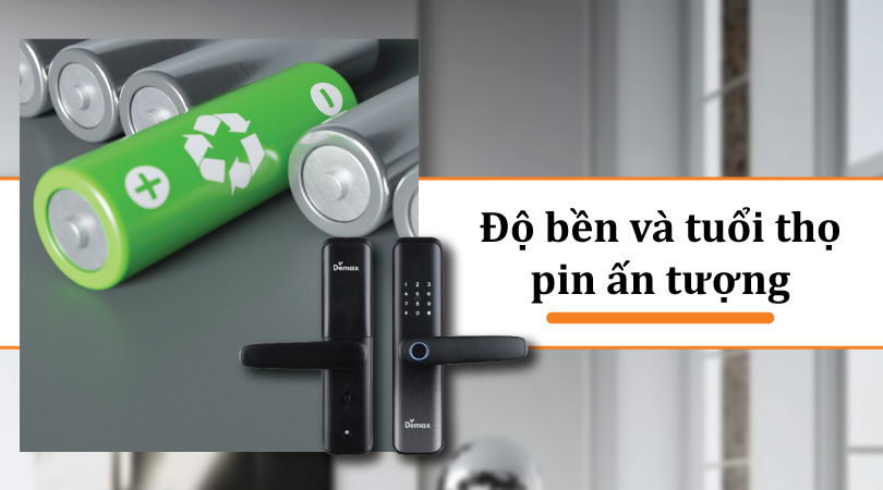 Demax EL268 BN - Độ bền và tuổi thọ pin ấn tượng